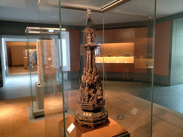 镇馆之宝之一真珠舍利宝幢"吴中风雅"展区"吴门书画"系列苏州博物馆