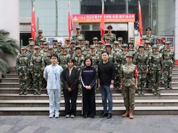 我院开展2025级新生军训慰问工作